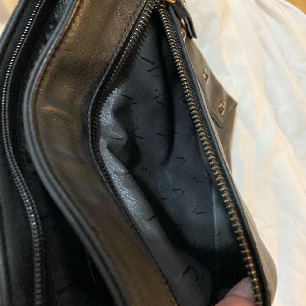 Simply Vera Vera Wang Black Crossbody Bag with Stud Accents - Picture 7 of 14